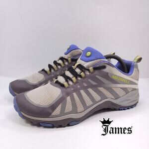 Merrell Siren Edge Q2 Athletic Lace Up Shoe Womens Size 10 J41324 Gray Blue